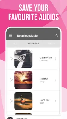 Relaxing Music android App screenshot 14